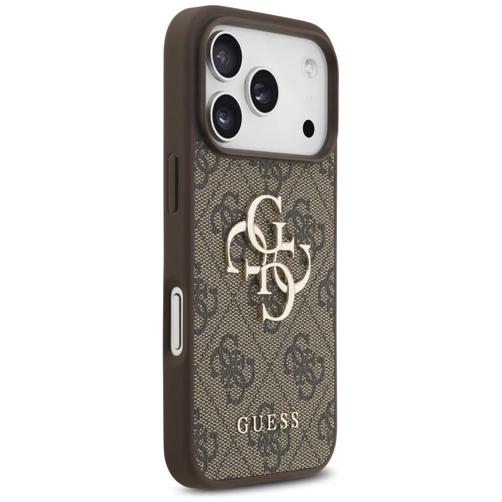 Husa pentru iPhone 17 Pro - Guess Hardcase 4G Big Logo - Maro