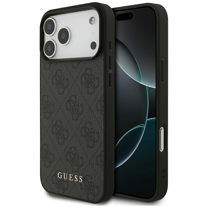 Калъф за iPhone 17 Pro Max - Guess Hardcase 4G Classic - Черен