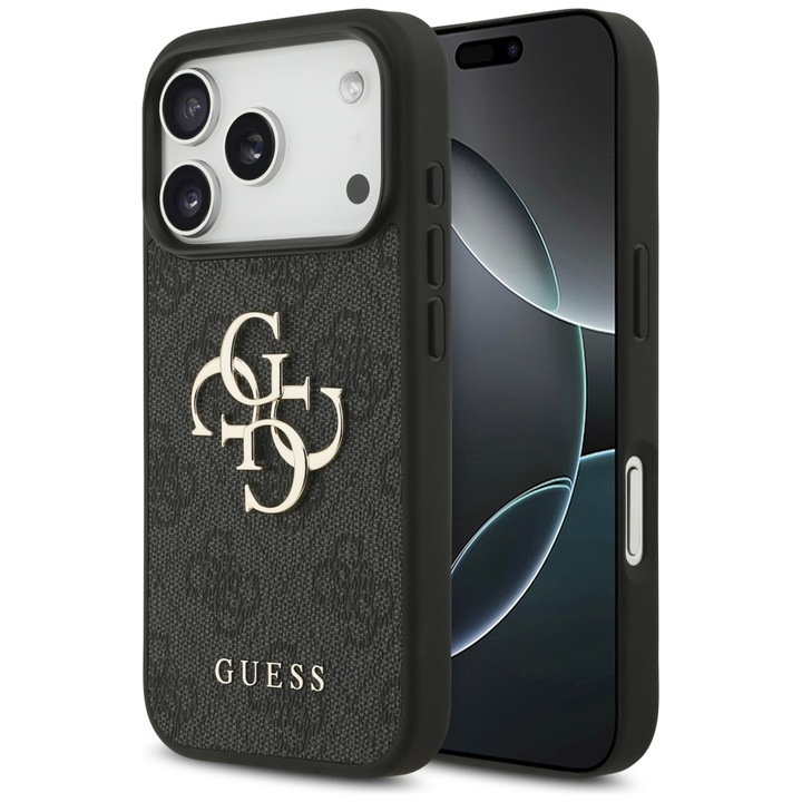 Калъф за iPhone 17 Pro Max - Guess Hardcase 4G Big Logo - Черен