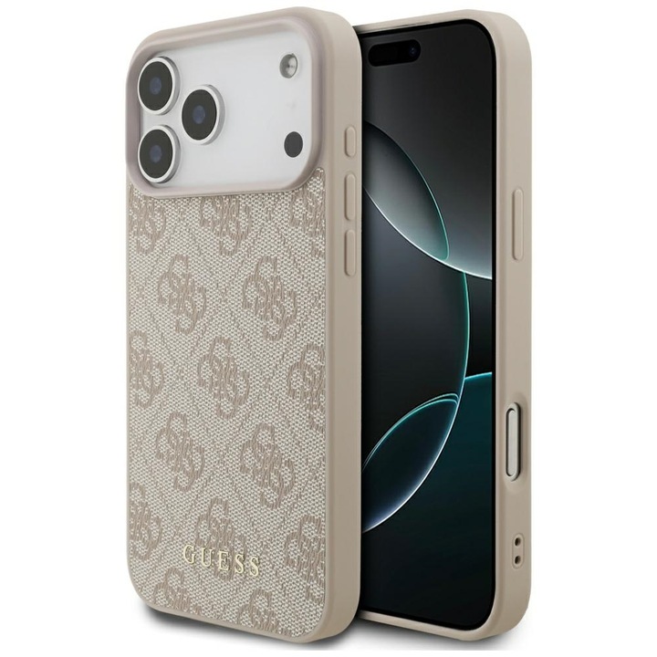 Husa pentru iPhone 17 Pro Max - Guess Hardcase 4G Classic - Roz