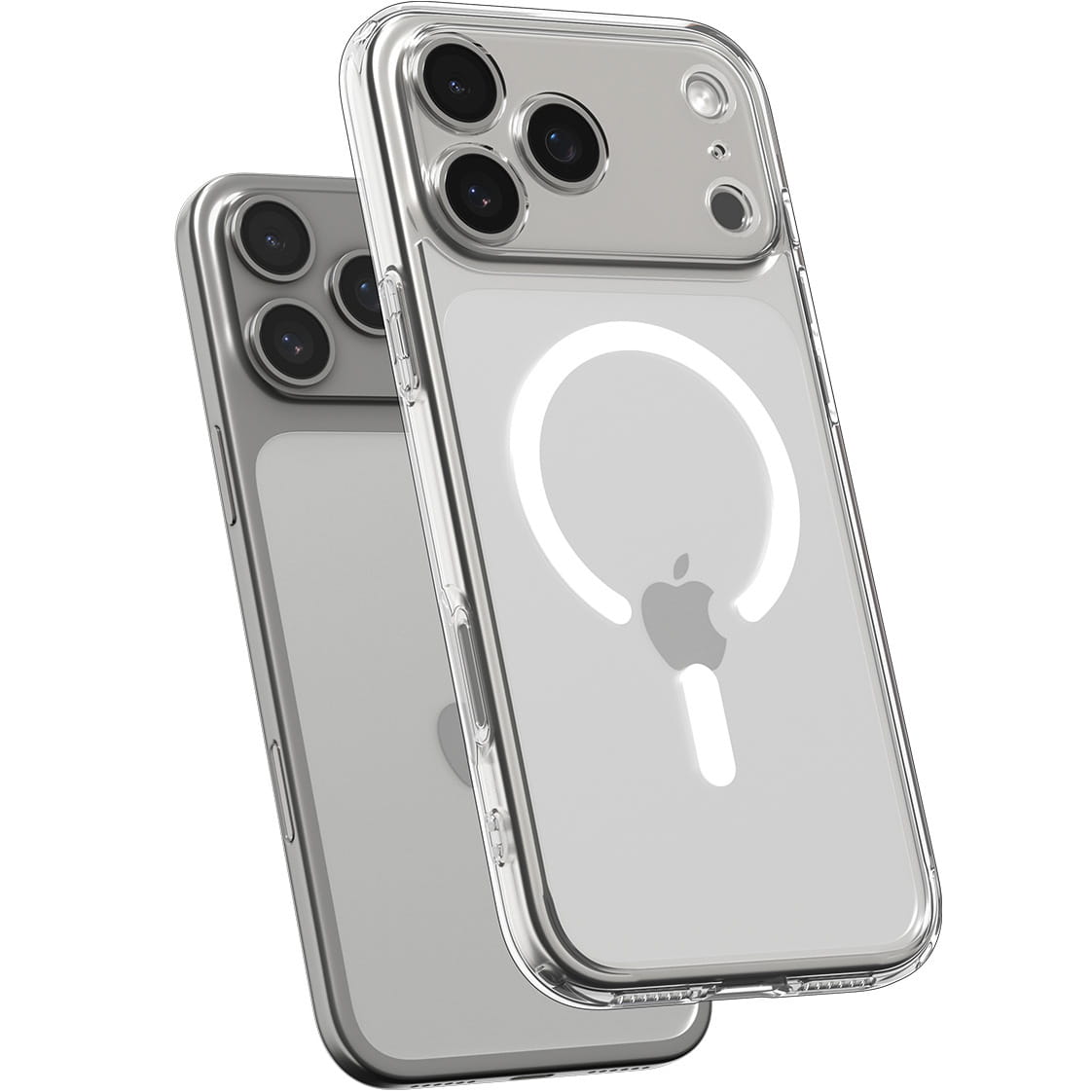 Husa, Spigen Ultra Hybrid Mag Magnet pentru iPhone 17 Pro Max, Transparent Alb