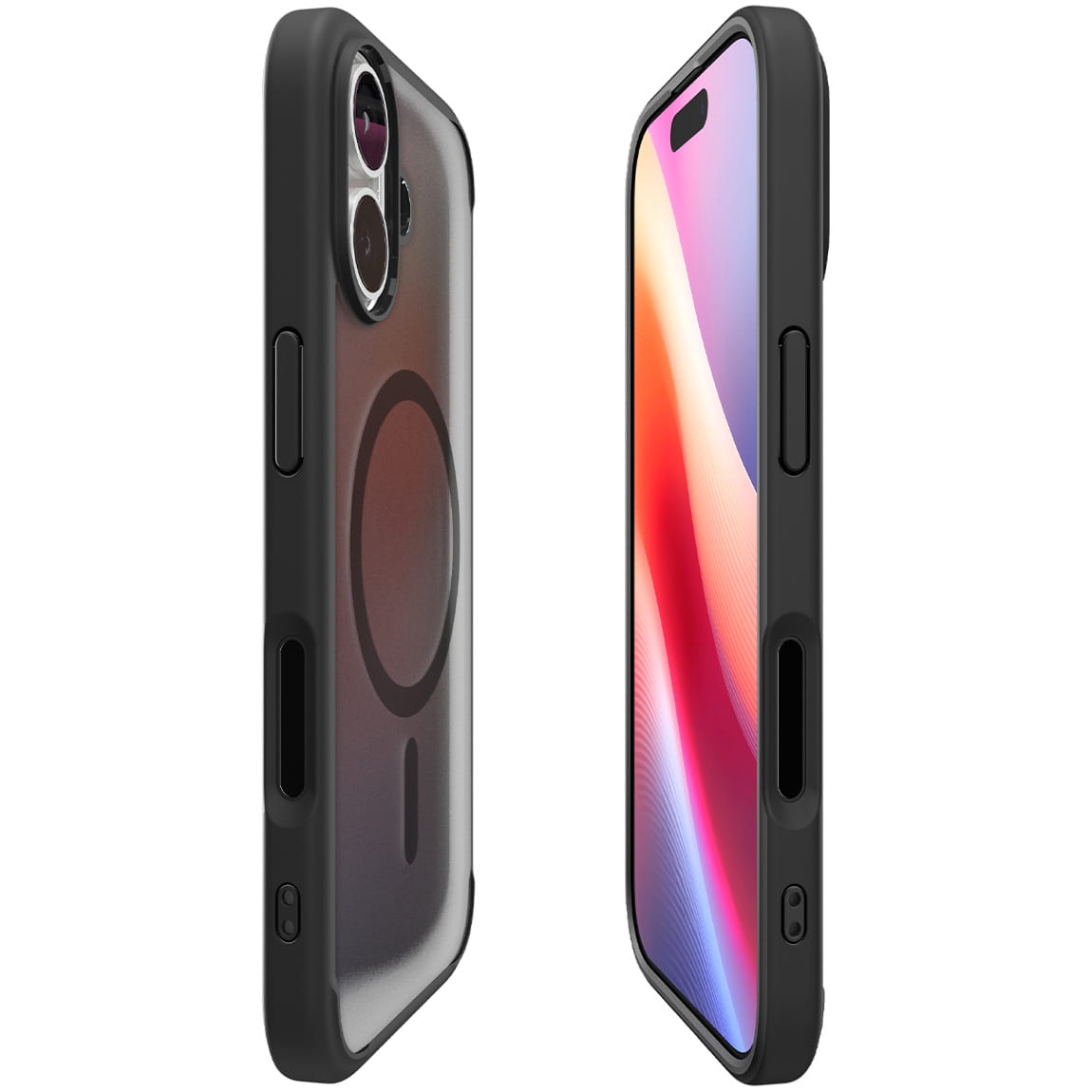 Husa, Spigen Ultra Hybrid Mag Magnet pentru iPhone 17, Neagra Si Translucida