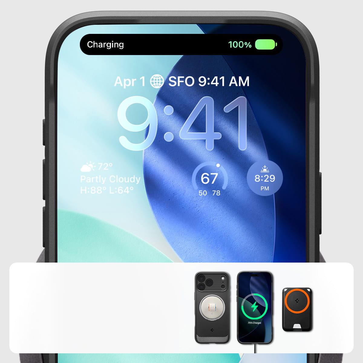 Husa, Spigen Rugged Armor Mag Magnet pentru iPhone 17 Pro Max, Negru