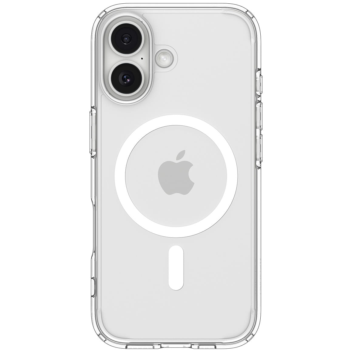Husa, Spigen Ultra Hybrid Mag Magnet pentru iPhone 17, Transparent Alb