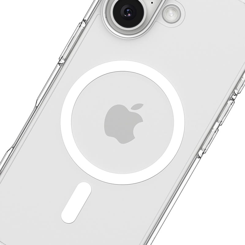 Husa, Spigen Ultra Hybrid Mag Magnet pentru iPhone 17, Transparent Alb