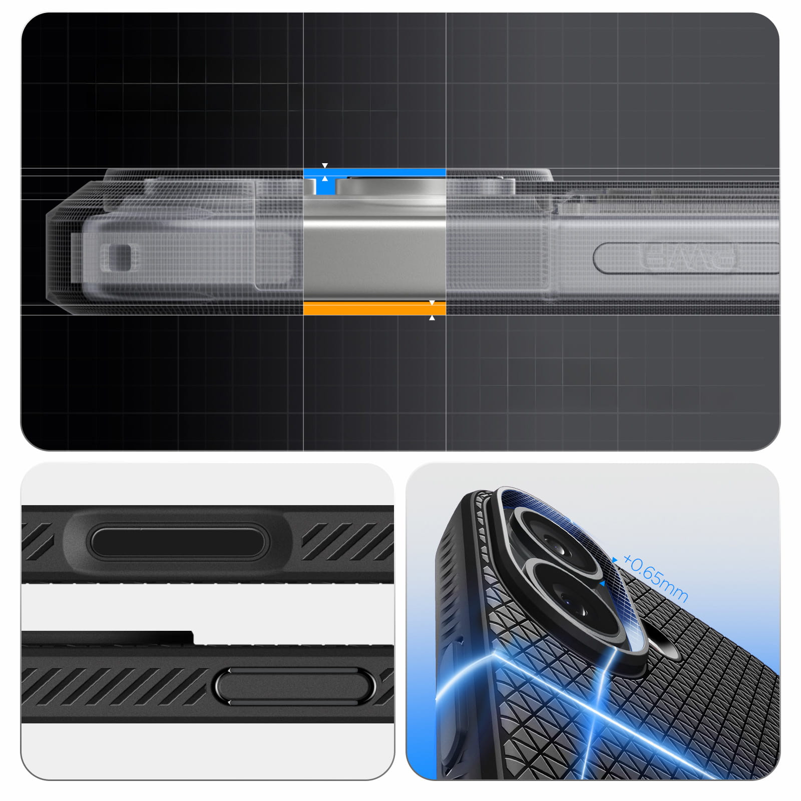 Husa, Spigen Liquid Air pentru iPhone 17, Negru