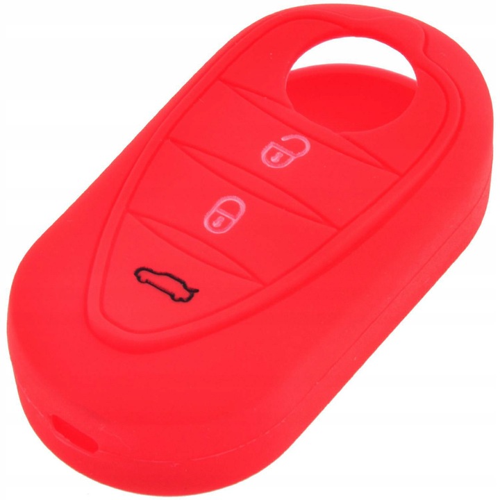 Husa Silicon Alfa Romeo - Tip 1 Rosu