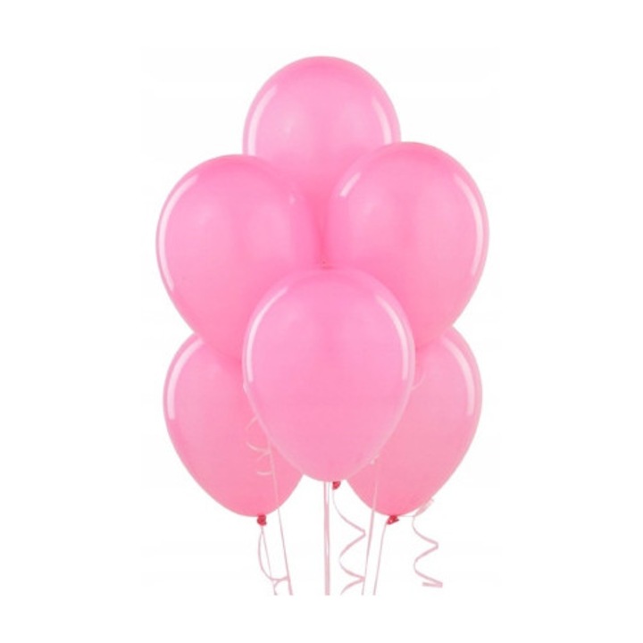 Балони PartyPro, 11 инча, розов, комплект 25 броя, 33x25см