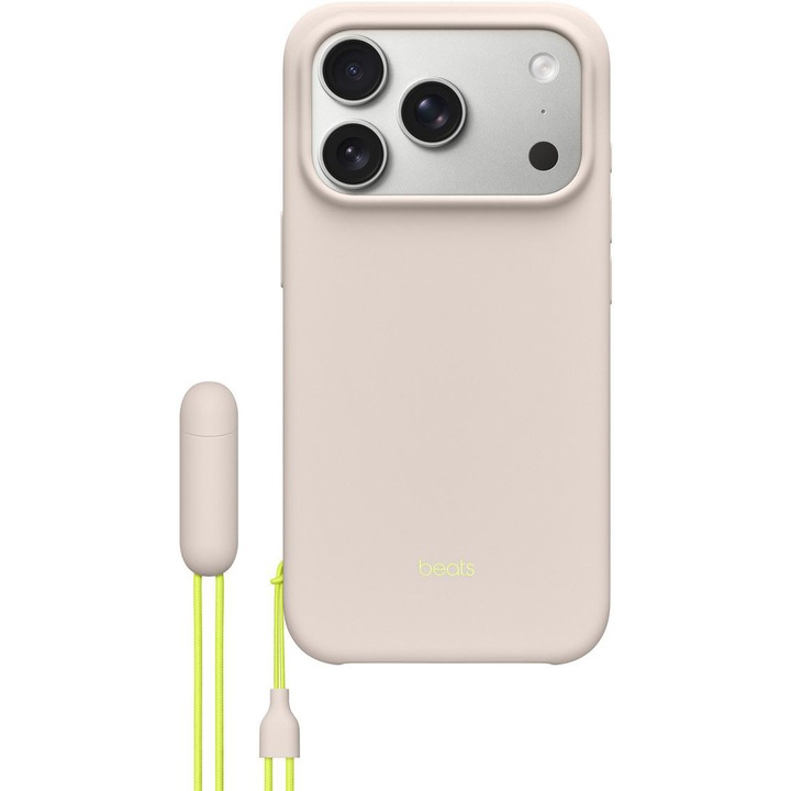 Защитен калъф Beats за iPhone 17 Pro, Kickstand Case с MagSafe and Camera Control - Lime Stone