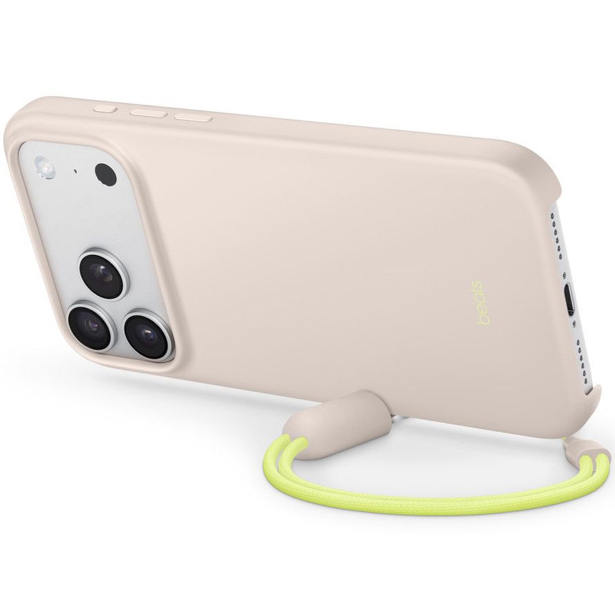 Husa de protectie Beats pentru iPhone 17 Pro Max, Kickstand Case cu MagSafe and Camera Control - Lime Stone