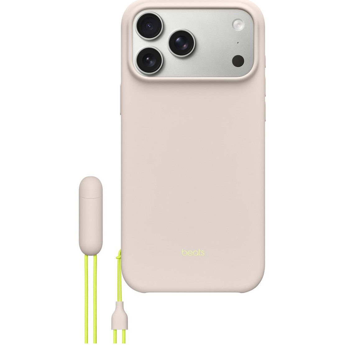 Husa de protectie Beats pentru iPhone 17 Pro Max, Kickstand Case cu MagSafe and Camera Control - Lime Stone