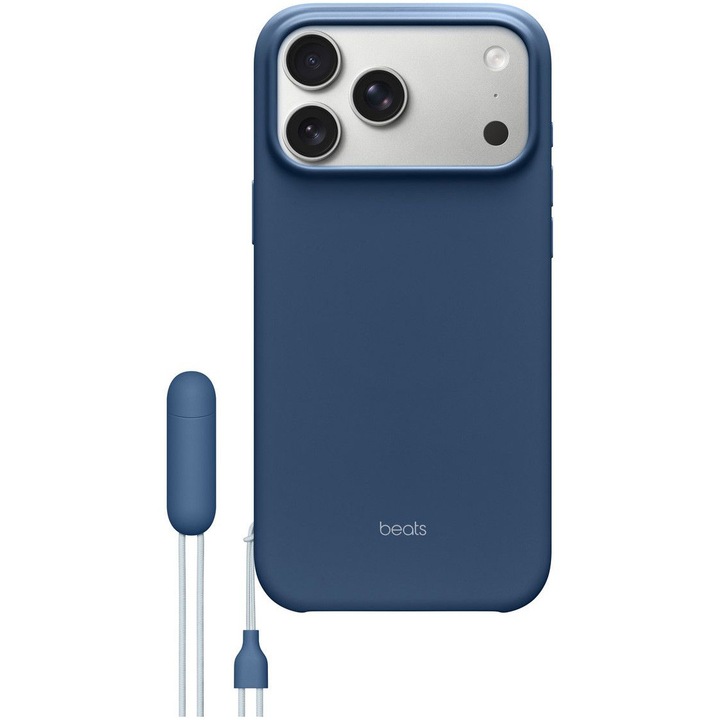 Защитен калъф Beats за iPhone 17 Pro Max, Kickstand Case с MagSafe and Camera Control - Bedrock Blue