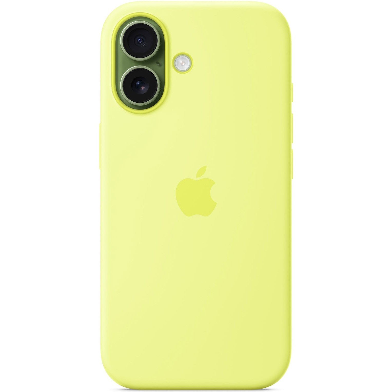 Husa de protectie Apple Silicone Case cu MagSafe pentru iPhone 17, Neon Yellow
