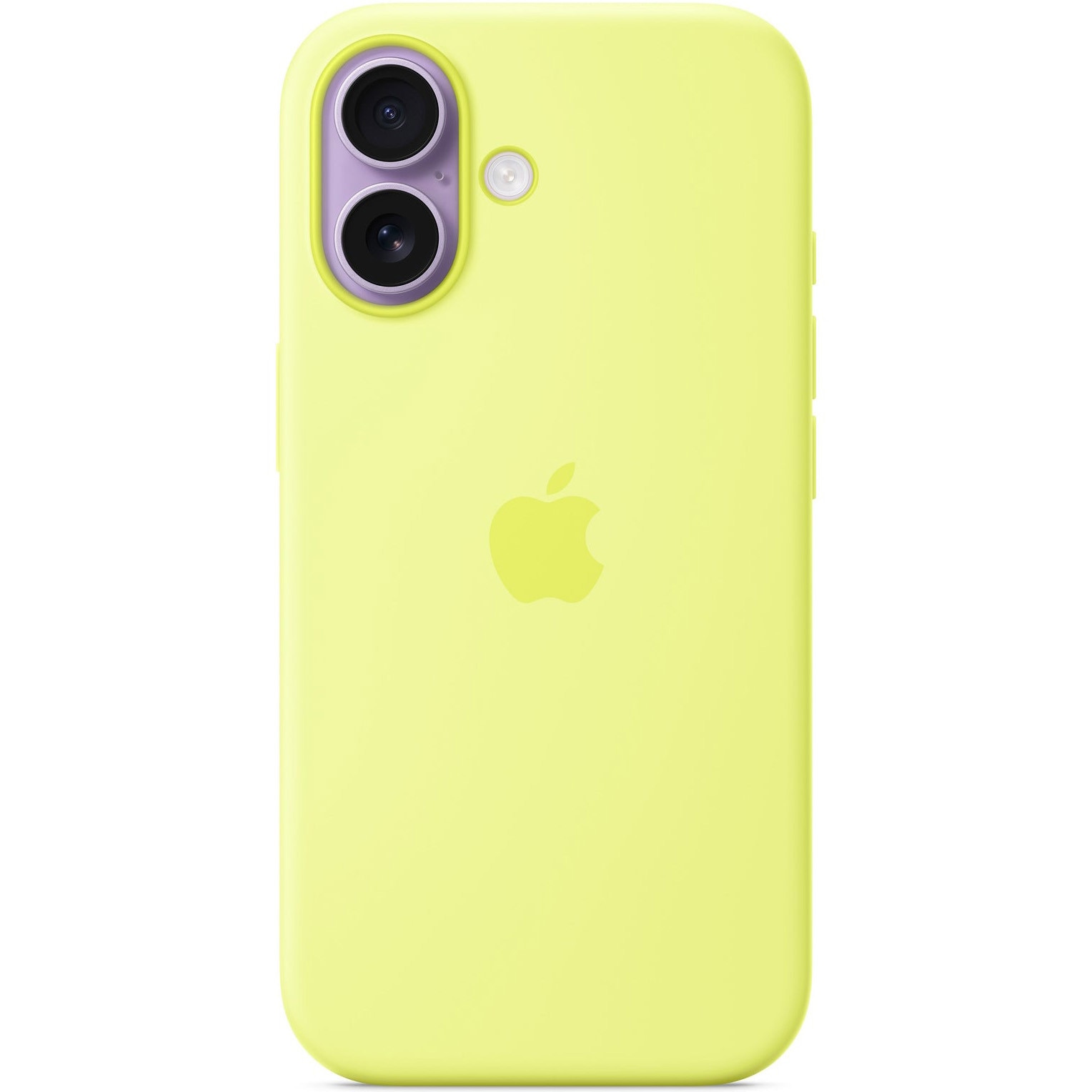 Husa de protectie Apple Silicone Case cu MagSafe pentru iPhone 17, Neon Yellow