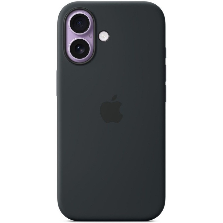 Защитен калъф Apple Silicone Case с MagSafe за iPhone 17, Black
