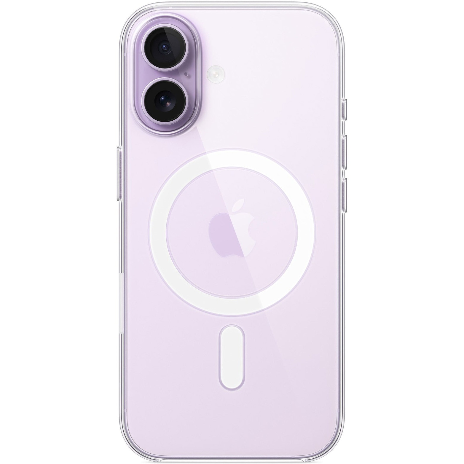 Husa de protectie Apple Clear Case cu MagSafe pentru iPhone 17, Transparent