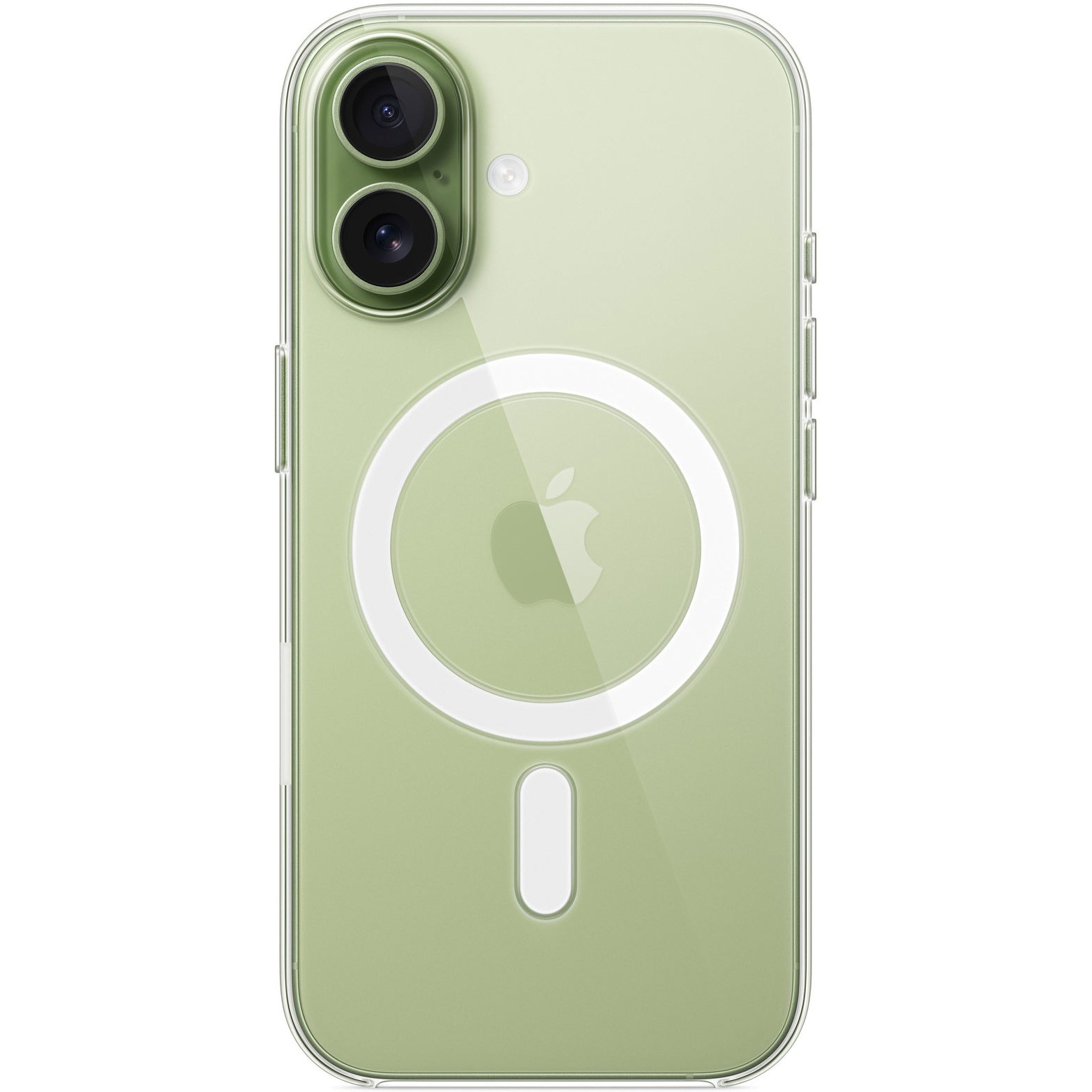 Husa de protectie Apple Clear Case cu MagSafe pentru iPhone 17, Transparent
