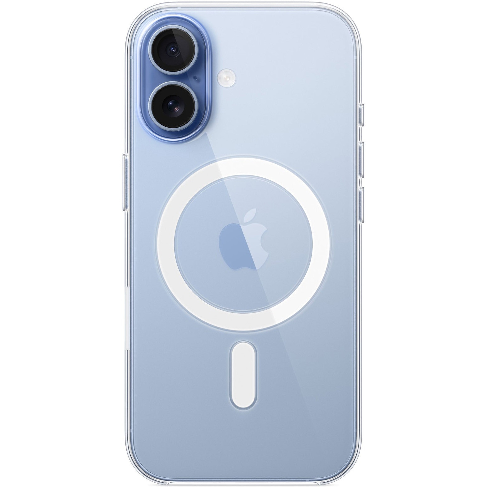 Husa de protectie Apple Clear Case cu MagSafe pentru iPhone 17, Transparent