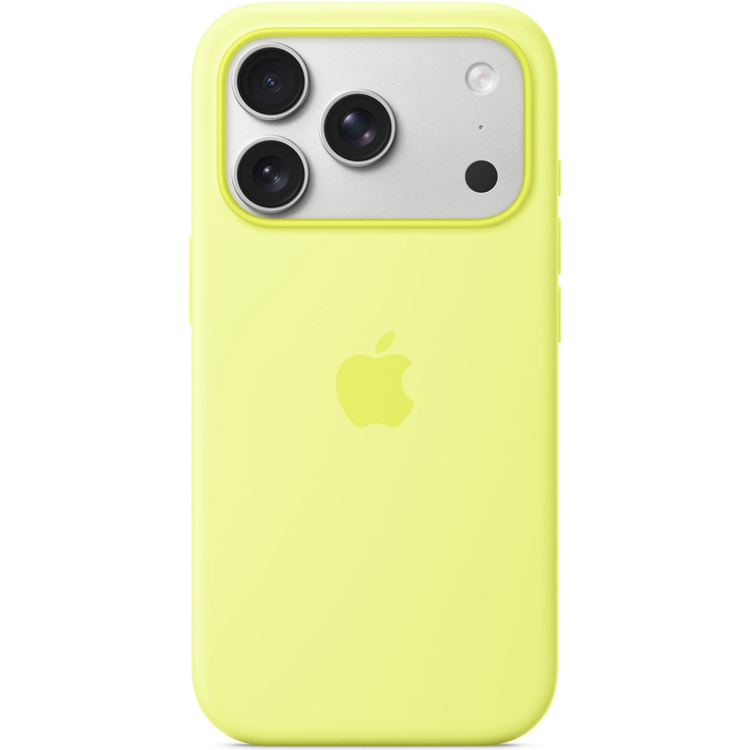 Husa de protectie Apple Silicone Case cu MagSafe pentru iPhone 17 Pro, Neon Yellow