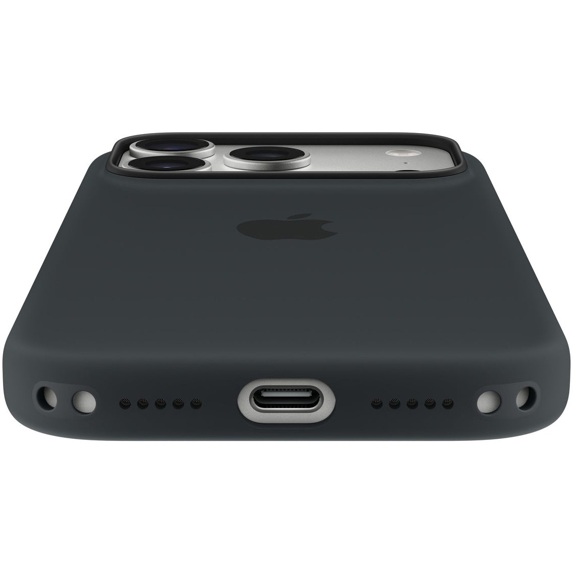 Husa de protectie Apple Silicone Case cu MagSafe pentru iPhone 17 Pro, Black
