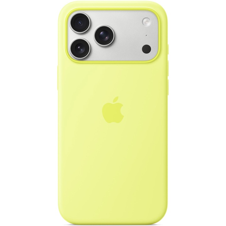 Защитен калъф Apple Silicone Case с MagSafe за iPhone 17 Pro Max, Neon Yellow