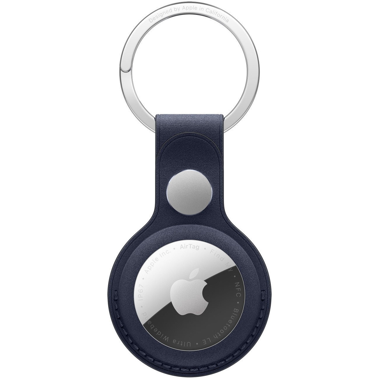Breloc Apple AirTag FineWoven Key Ring pentru AirTag Apple, Navy