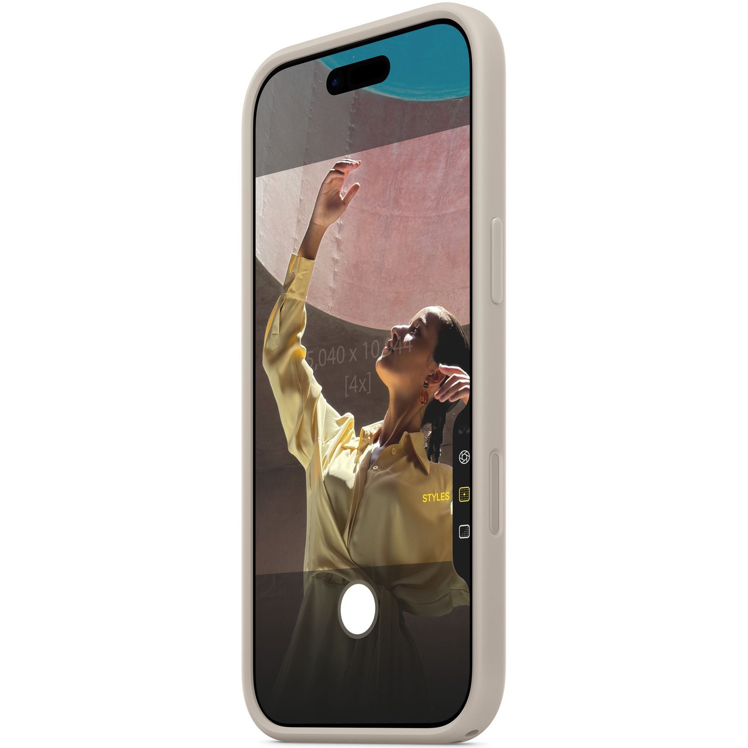Husa de protectie Apple tip Bumper, Tan