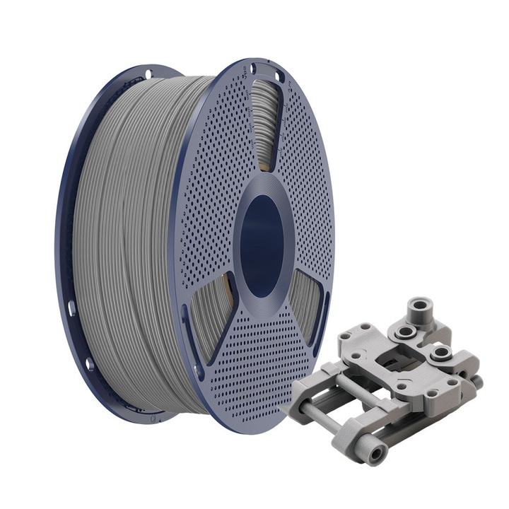 Filament SUNLU PETG, pentru Imprimantă 3D, 1.75mm, 1kg, GRI