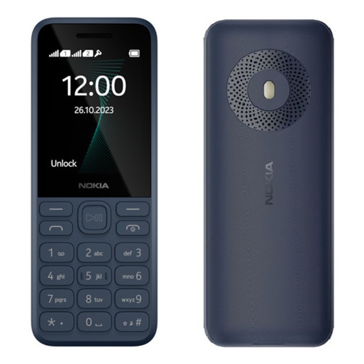 HMD (Nokia) 130 4G Мобилен телефон, Отключен, Dual SIM, Син
