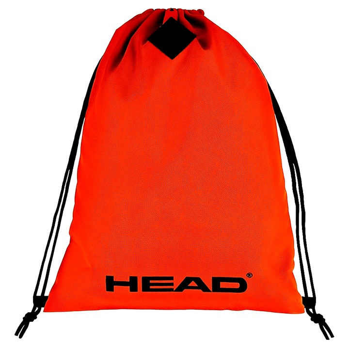 Rucsac sport Head, poliester, portocaliu neon, 31x0.5x41.5cm