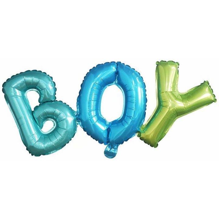 Фолиев балон PartyPro BOY, 80x35см, син, за партита