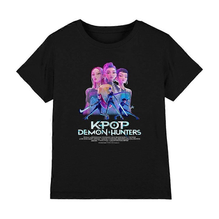 Gyerek póló, Huntrix, Fekete