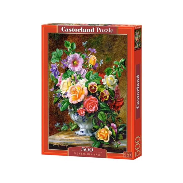 Virágok vázában 500db-os puzzle - Castorland