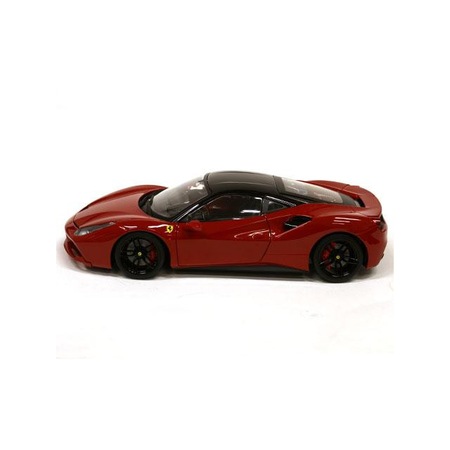 Miniature Burago Ferrari 488 GTB Rouge, échelle 1/18, Occasion