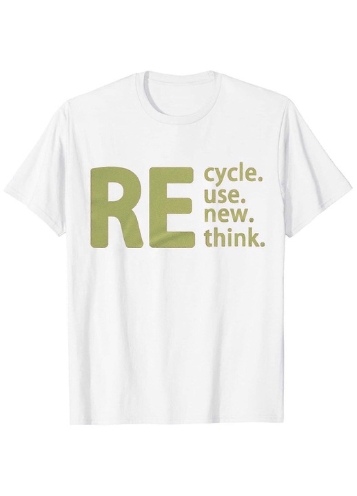 Unisex póló, fehér, pamut/poliészter, környezetbarát ajándék, környezetvédelmi kampányokhoz, M INTL