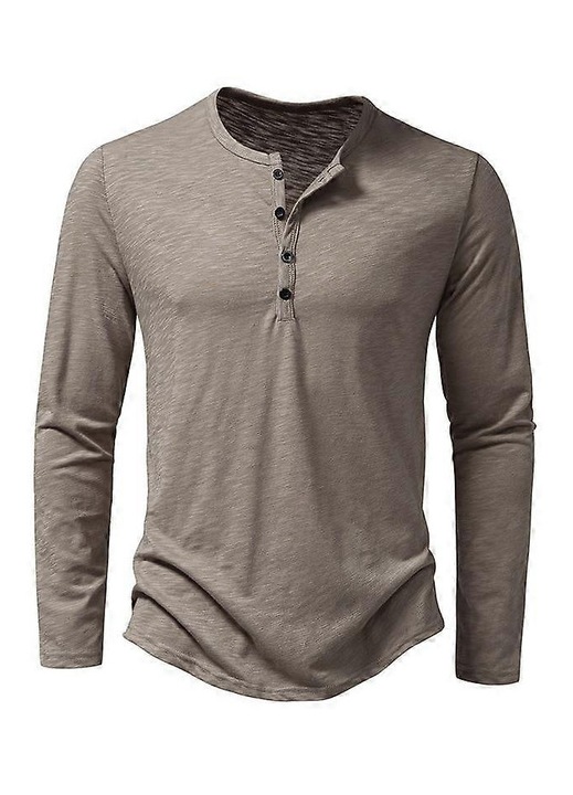 Bluza barbati kaki bumbac, Kaki