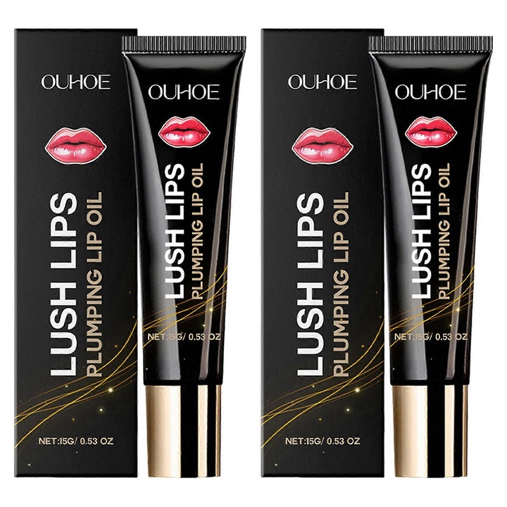 Hidratáló ajakfény, ouhoe, 2 darab, teltebbítő hatás, nem ragadós, 15g