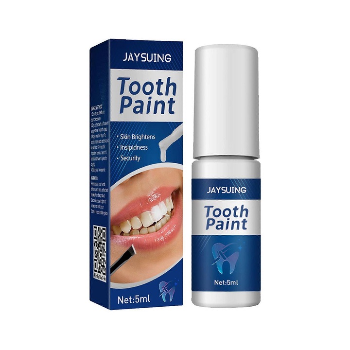 Gel de albire a dintilor, pena pentru albirea dintilor, efect instant, aroma de menta
