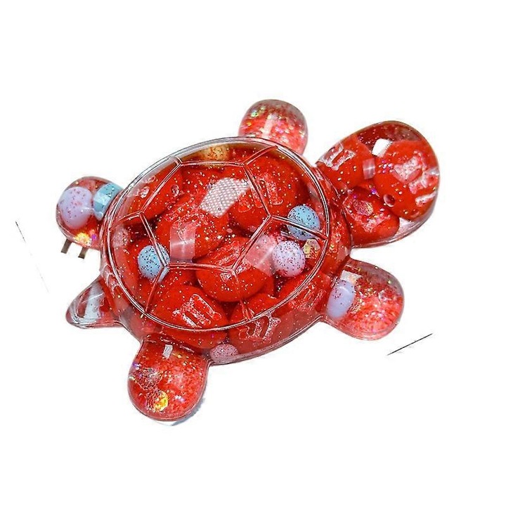 Декоративна фигурка костенурка с нощна лампа, 30x30см