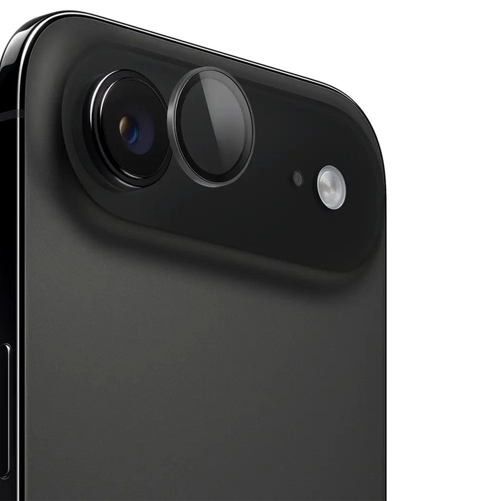 Fólia iPhone 17 Air-hez - Lito S+ Kameraüveg Védő - Fekete