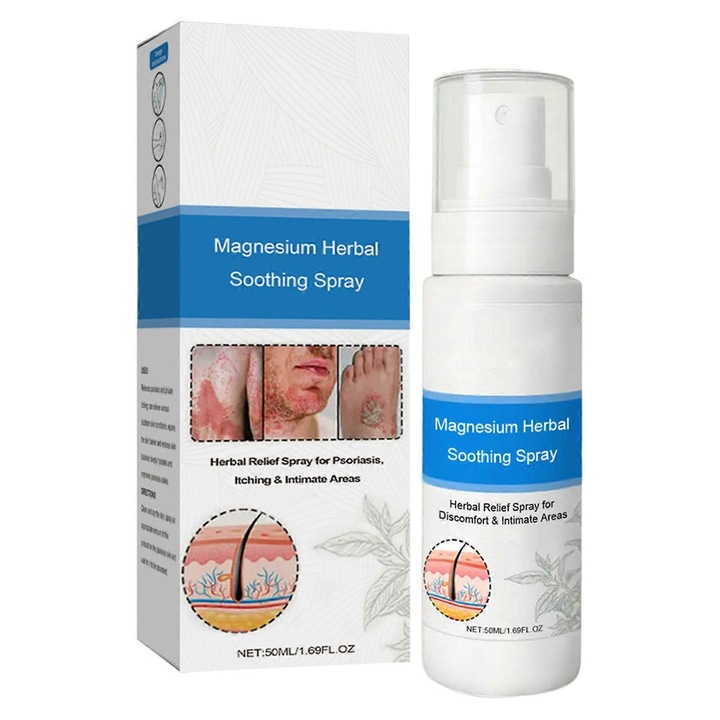 Psoriasis spray, 50ml, természetes összetevők, 3.3x3.3x12cm