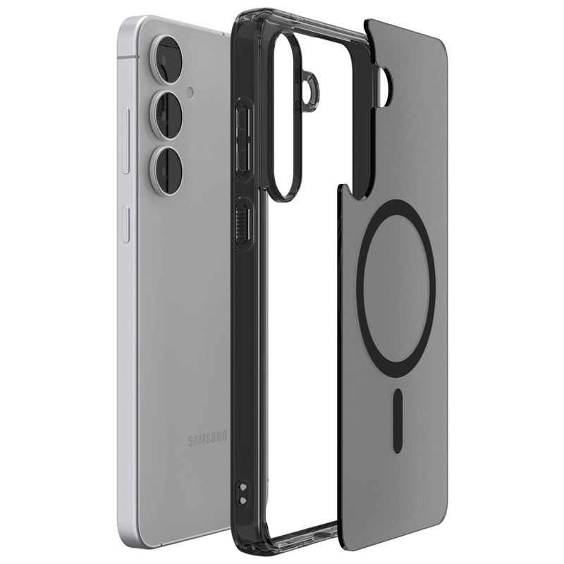 Carcasa Spigen Ultra Hybrid cu MagSafe compatibila cu Samsung Galaxy S25 FE, Frost Black