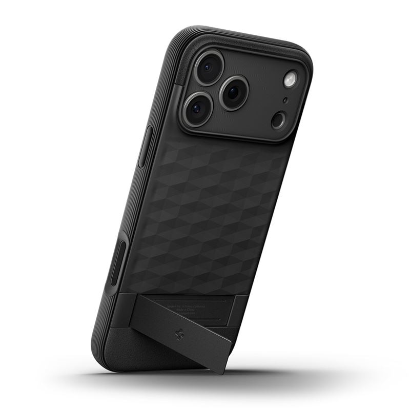 Carcasa Spigen Parallax S cu MagSafe compatibila cu iPhone 17 Pro Max, Matte Black