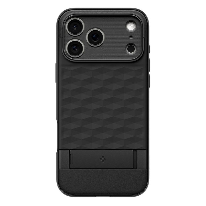 Калъф Spigen Parallax S с MagSafe съвместим с iPhone 17 Pro, матово черен