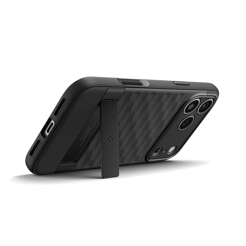 Carcasa Spigen Parallax S cu MagSafe compatibila cu iPhone 17 Pro Max, Matte Black
