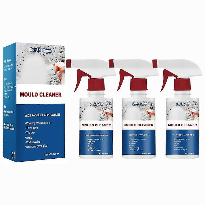 Spuma de curatare mucegai 1-3pcs, 60ml, formula cu clor activ, protectie de lunga durata
