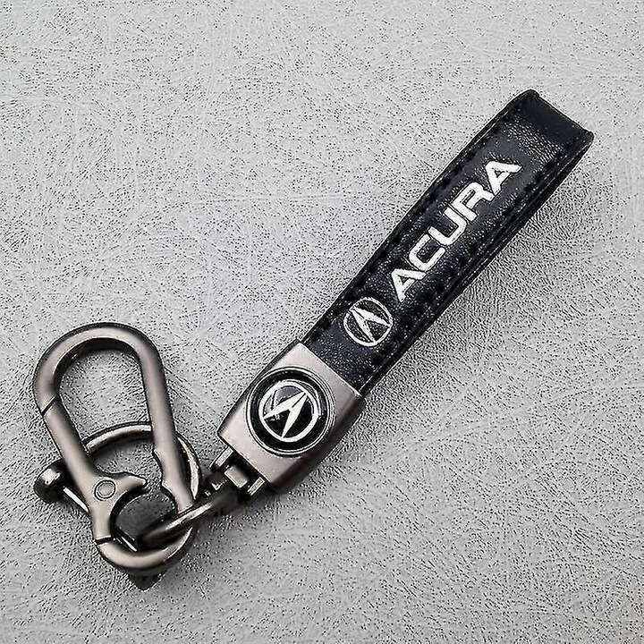 Univerzális cinkötvözet kulcstartó, 2 gyűrűvel, fegyver színű, autó és irodai kulcsokhoz