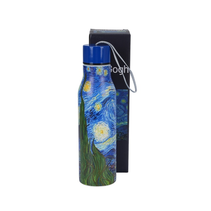 Sticla termica, DUO, Noapte instelata Vincent van Gogh, inox, 500 ml