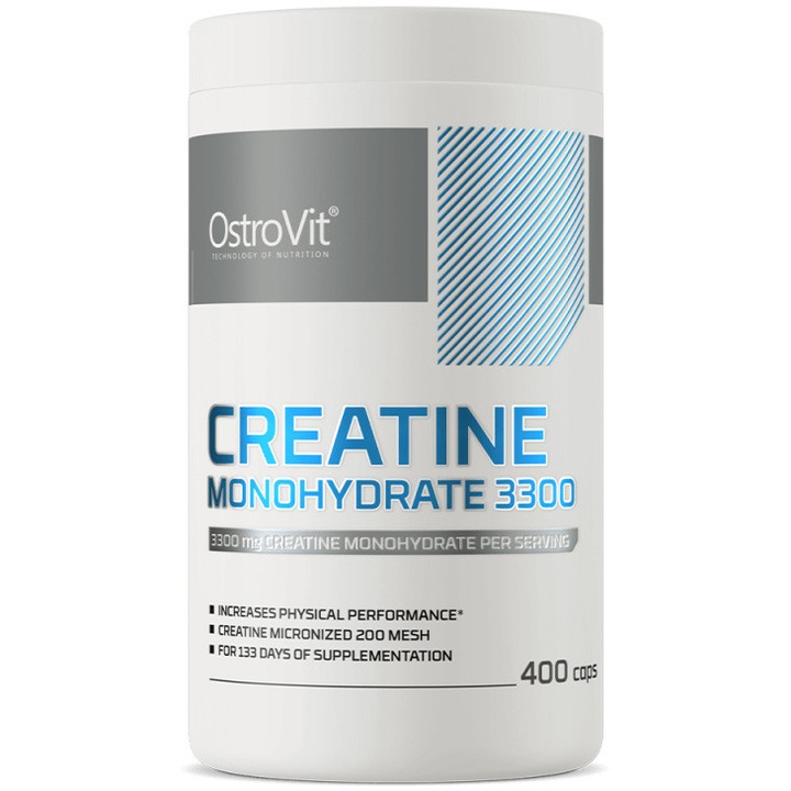 Supliment alimentar OstroVit Creatine Monohydrate 3300 mg 400 caps