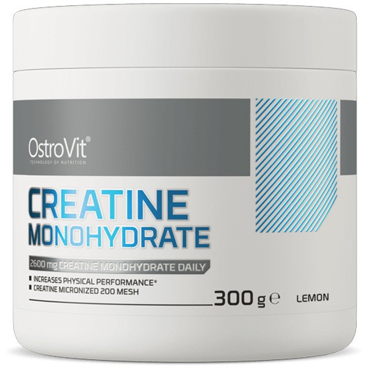Supliment alimentar OstroVit Creatine Monohydrate Lemon 300g